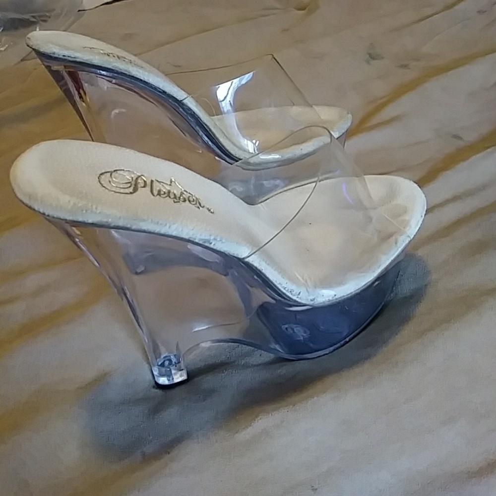 Glass Heels by Pleaser